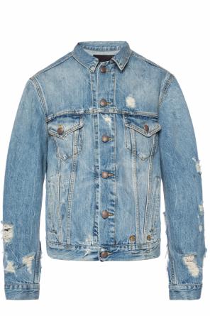 Denim jacket with tears, zdjęcie 1 Denim jacket with tears od R13